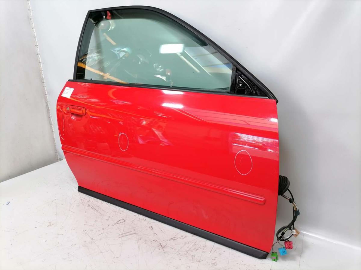 Audi A3 8L original T&uuml;r vorn rechts LY3H Laserrot 3-T&uuml;rer Bj.1997